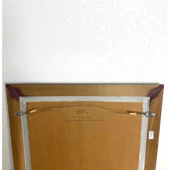 Autumn Landscape Lithograph Framed Artwork - Picture 9 of 9